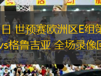 10月15日 世預(yù)賽歐洲區(qū)E組第4輪 土耳其vs格魯吉亞 全場錄像回放
